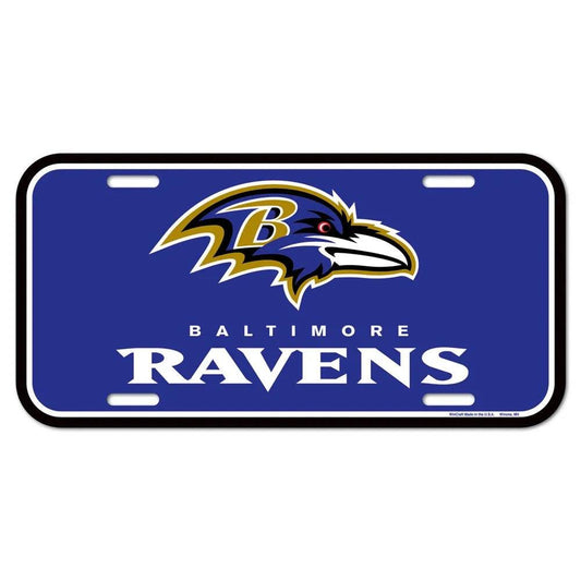 Baltimore Ravens License Plate Plastic - ToylandEU