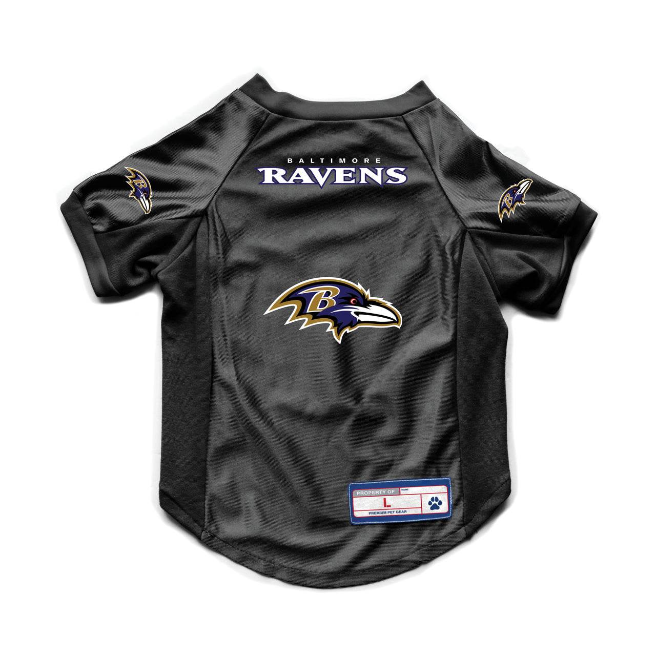 Baltimore Ravens Pet Jersey Stretch Panels for Big Dogs - ToylandEU