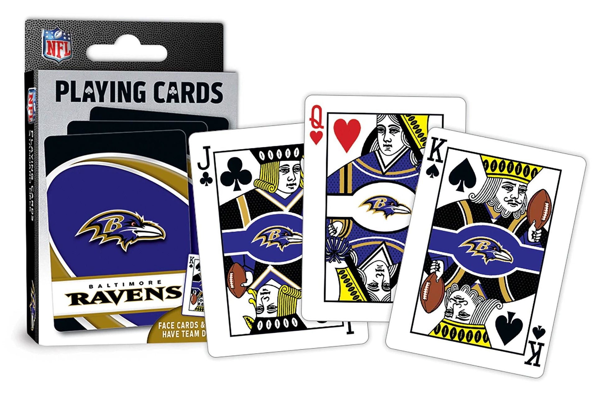 Baltimore Ravens Playing Cards Deck With Team Logo Jokers - ToylandEU