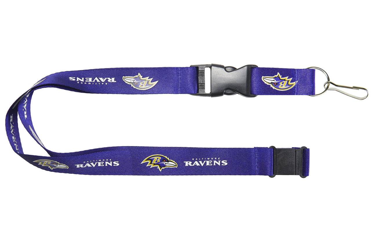 Baltimore Ravens Purple Breakaway Lanyard Aminco Key Holder - ToylandEU