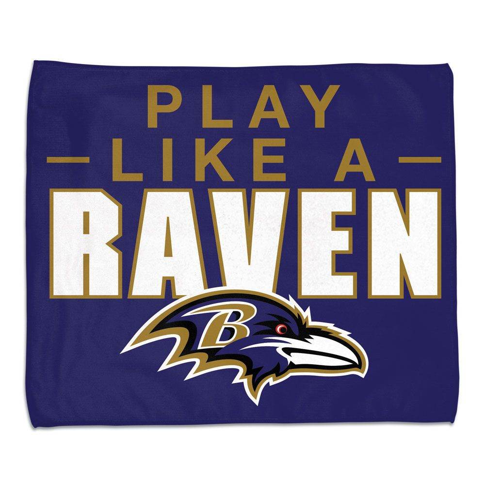 Baltimore Ravens Rally Towel 15x18 Full Color Official - ToylandEU