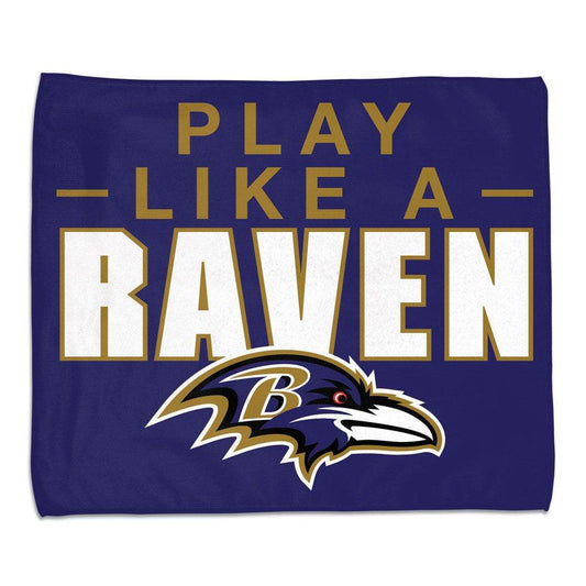Baltimore Ravens Rally Towel 15x18 Full Color Official - ToylandEU
