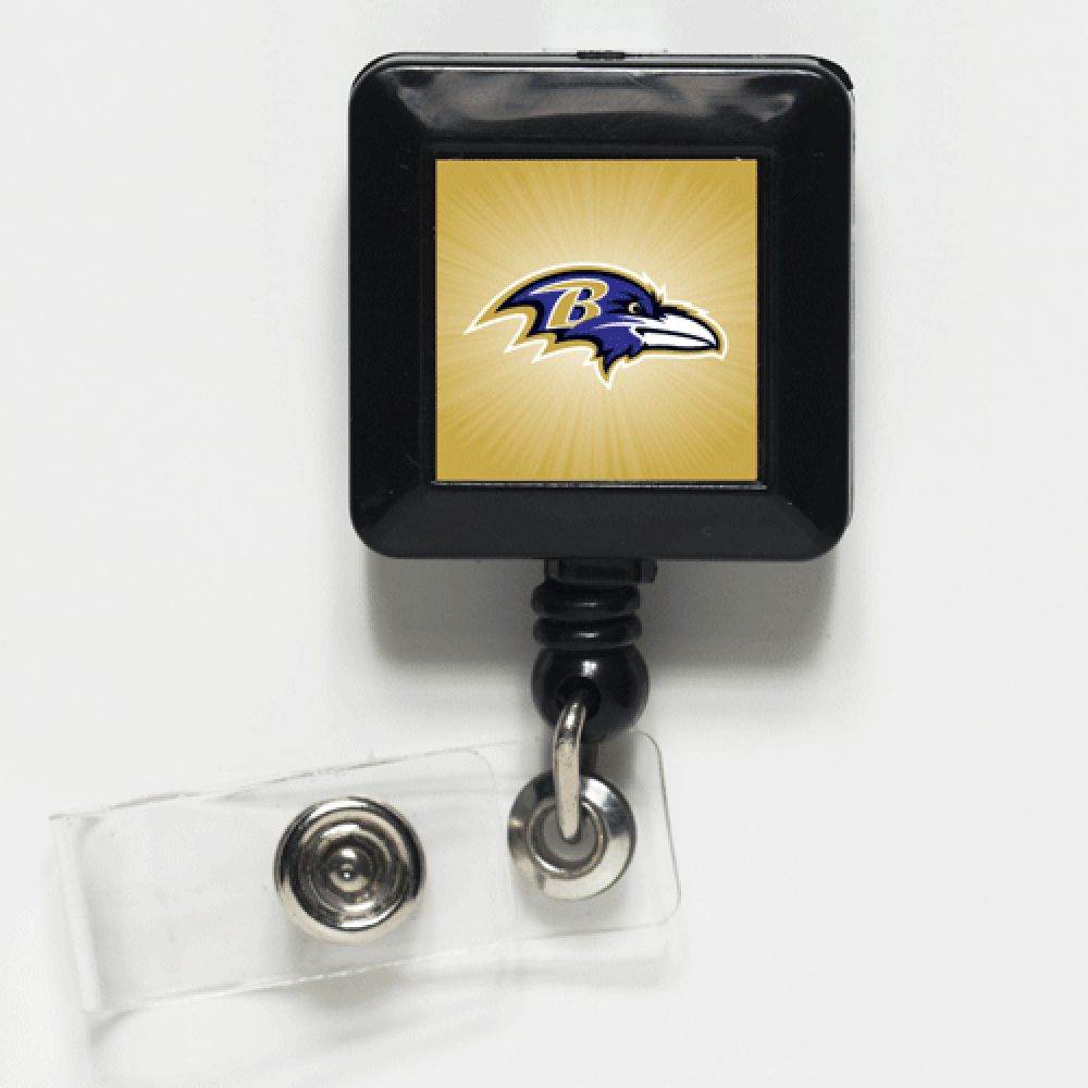 Baltimore Ravens Retractable Badge Holder Square Clip - ToylandEU