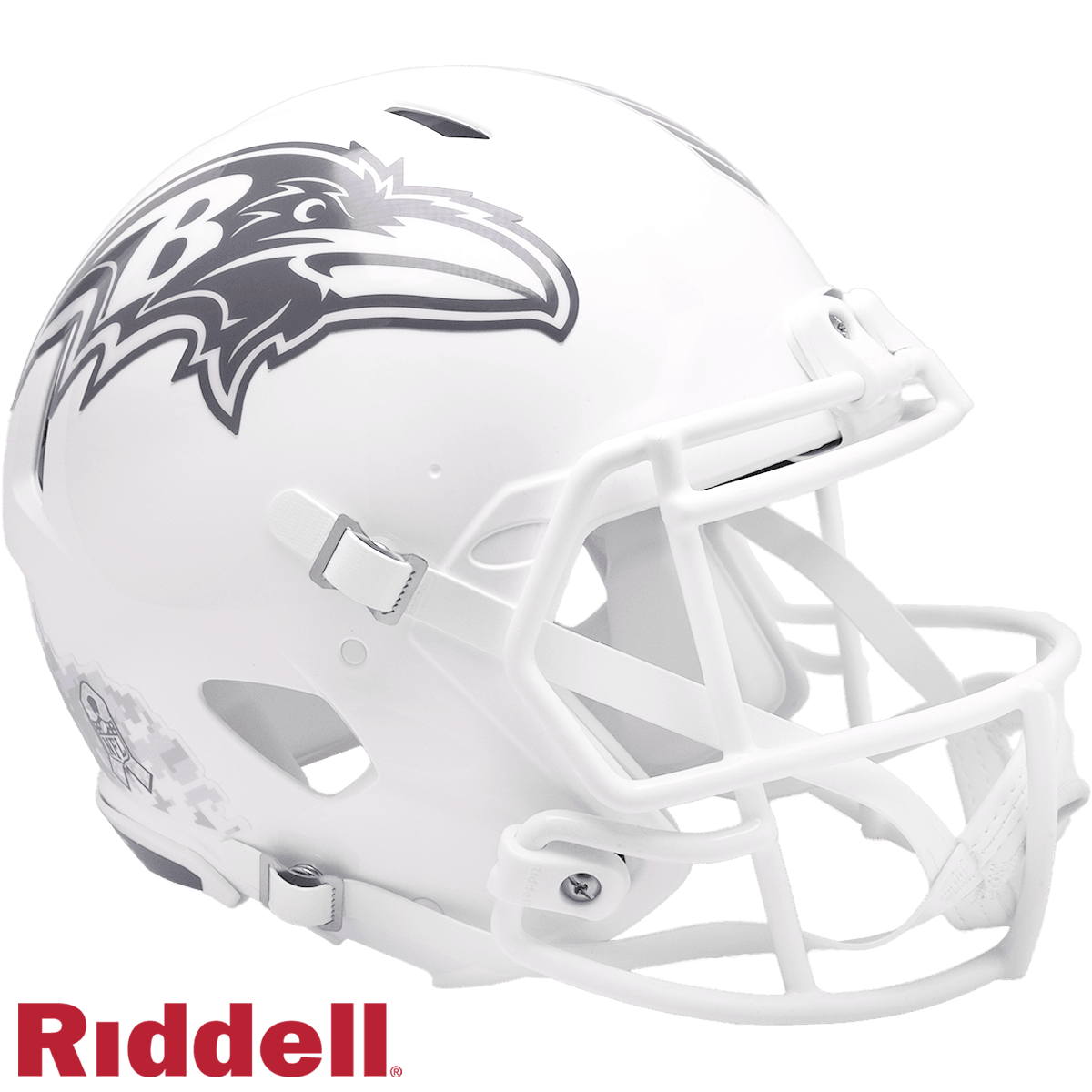 Baltimore Ravens Salute to Service Full Size Helmet Riddell - ToylandEU