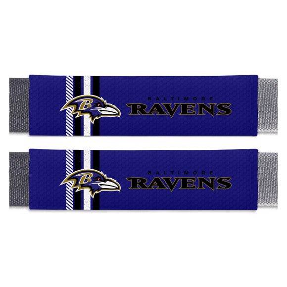 Baltimore Ravens Seat Belt Pads Team Color Set For Cars - ToylandEU