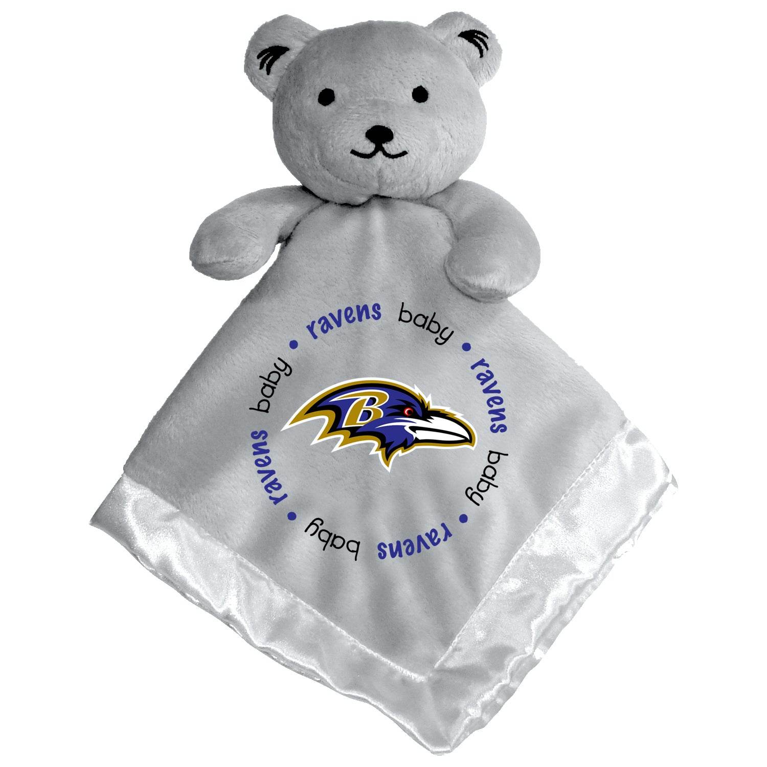 Baltimore Ravens Security Bear Gray Plush Embroidered Logo - ToylandEU