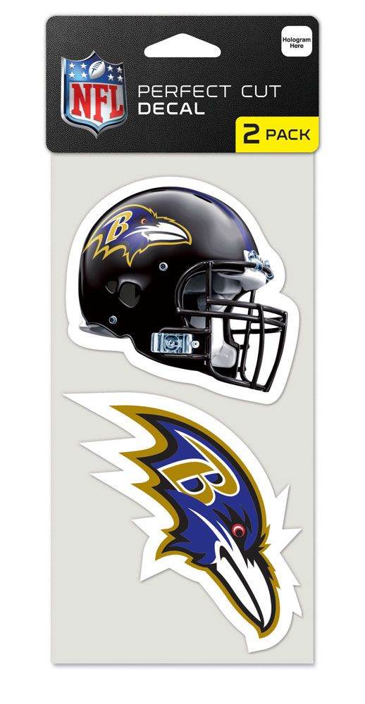 Baltimore Ravens Set of 2 Die Cut Decals - ToylandEU