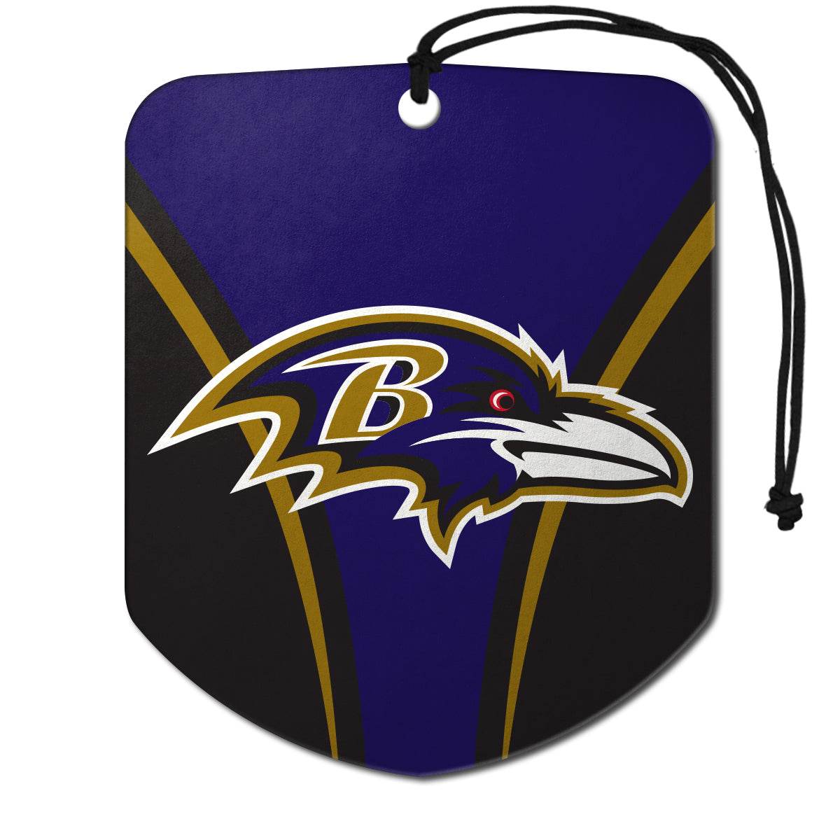 Baltimore Ravens Shield Design Car Air Freshener 2 Pack - ToylandEU