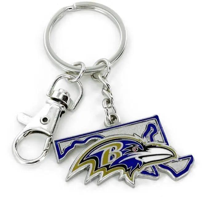  Baltimore Ravens State Outline Keychain With Carabiner Clip -  ToylandEU™