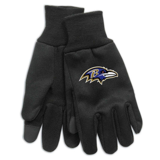 Baltimore Ravens Technology Style Gloves One Size Adult Fit - ToylandEU