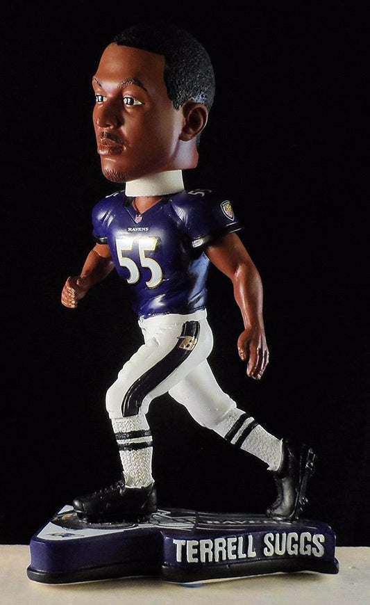 Baltimore Ravens Terrell Suggs Pennant Base Bobblehead - ToylandEU