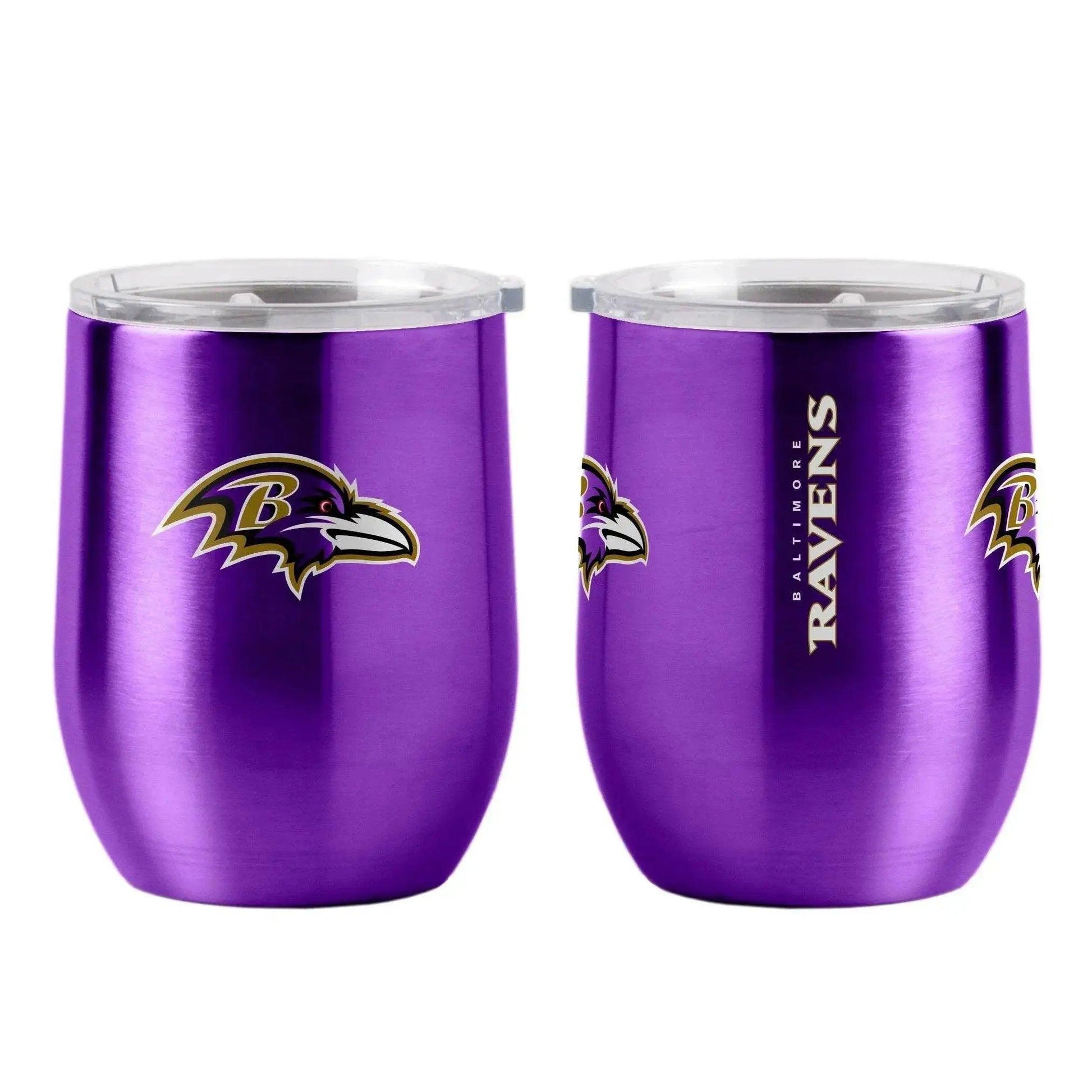  Baltimore Ravens Travel Tumbler 16oz Stainless Steel Curved -  ToylandEU™