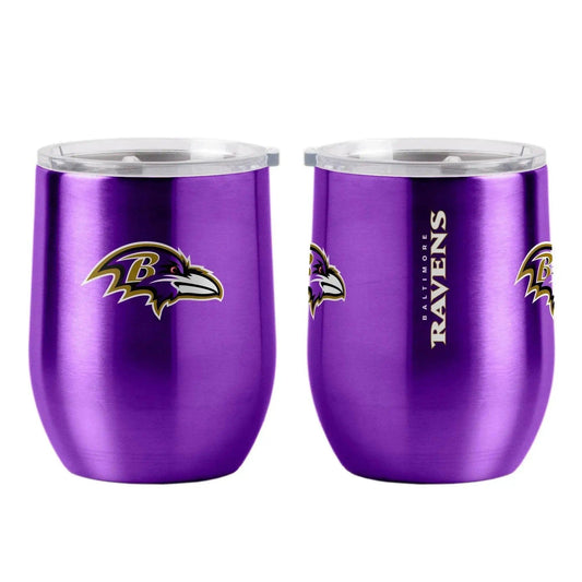  Baltimore Ravens Travel Tumbler 16oz Stainless Steel Curved -  ToylandEU™