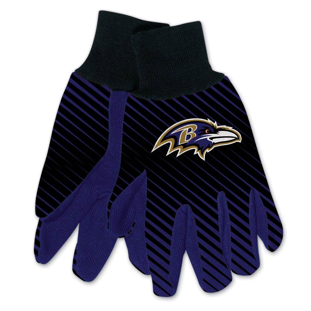 Baltimore Ravens Two Tone Gloves Adult Size Warm Winter - ToylandEU
