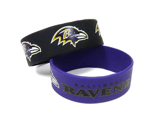  Baltimore Ravens Wide Bracelets 2 Pack Officially Licensed -  ToylandEU™