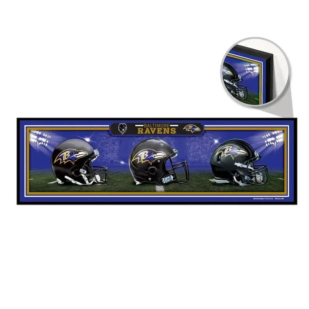  Baltimore Ravens Wood Sign 9x30 Helmet Design Indoor Decor -  ToylandEU™