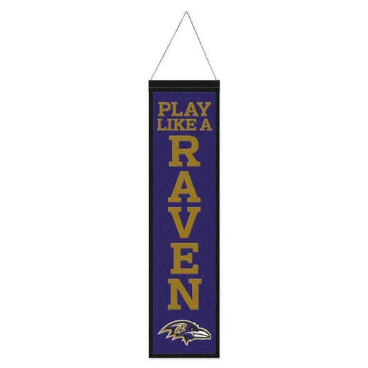  Baltimore Ravens Wool Banner 8x32 Heritage Slogan Design -  ToylandEU™