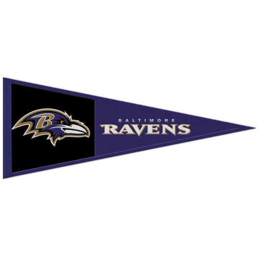 Baltimore Ravens Wool Pennant 13x32 Inches By Wincraft - ToylandEU