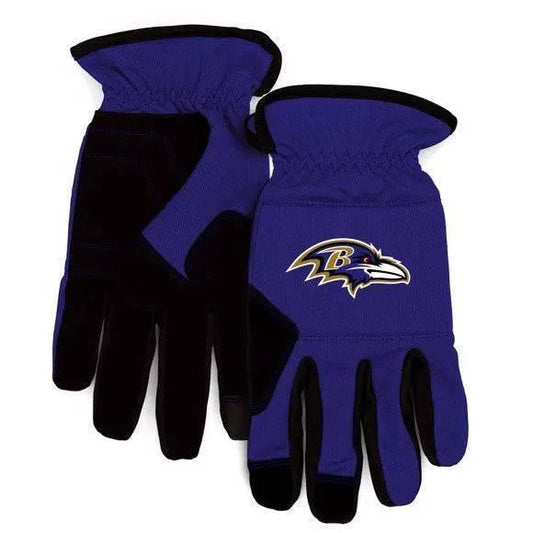  Baltimore Ravens Work Gloves Padded Protection Grip -  ToylandEU™
