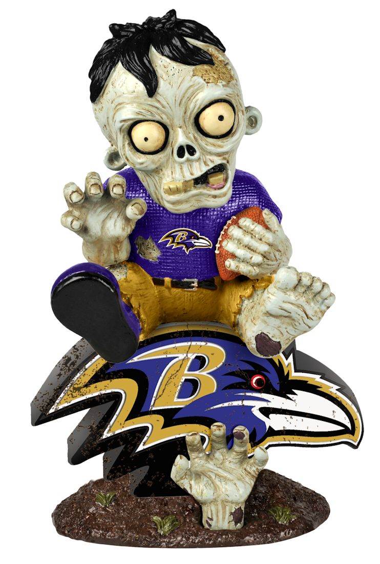 Baltimore Ravens Zombie On Logo Figurine CO - ToylandEU