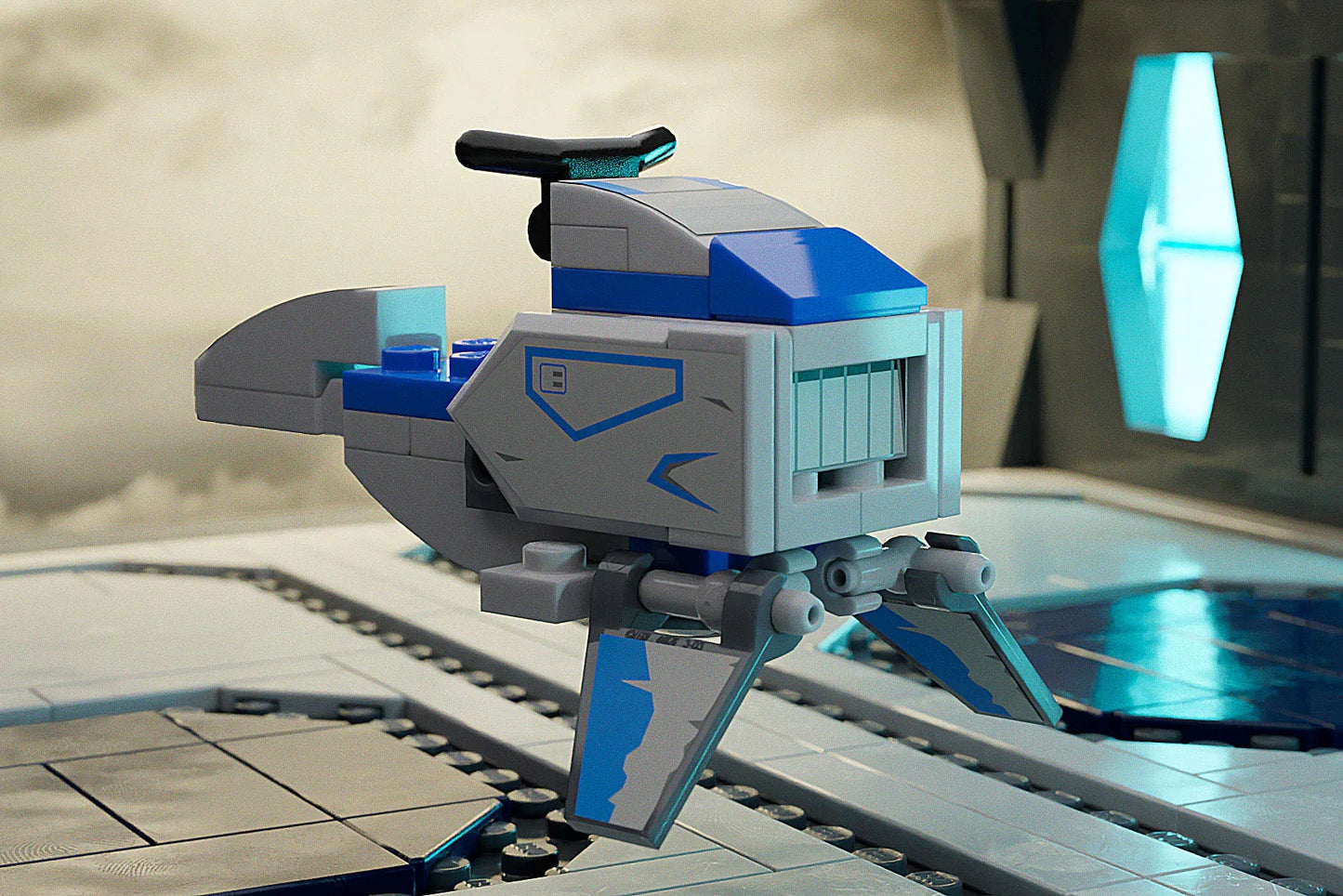 Balutar-Class Swoop Speeder Lego Building Set Custom Design - ToylandEU