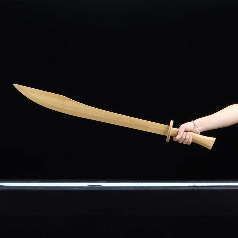Tai Chi Sword Made Entirely of Bamboo, Traditional Chinese Performance Sword, Bamboo Wooden Martial Arts Sword for Morning Exercises, Training, and as a Gift - ToylandEU