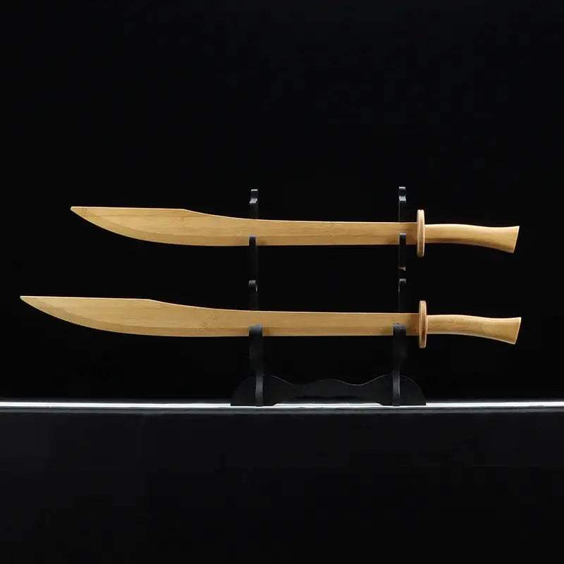 Tai Chi Sword Made Entirely of Bamboo, Traditional Chinese Performance Sword, Bamboo Wooden Martial Arts Sword for Morning Exercises, Training, and as a Gift - ToylandEU