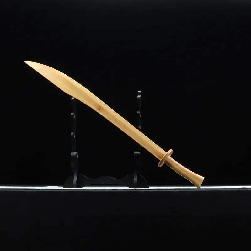 Tai Chi Sword Made Entirely of Bamboo, Traditional Chinese Performance Sword, Bamboo Wooden Martial Arts Sword for Morning Exercises, Training, and as a Gift - ToylandEU
