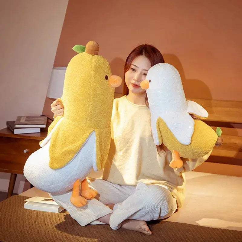  Banana Duck Plush Toys Pillow Premium Soft Decor -  ToylandEU™