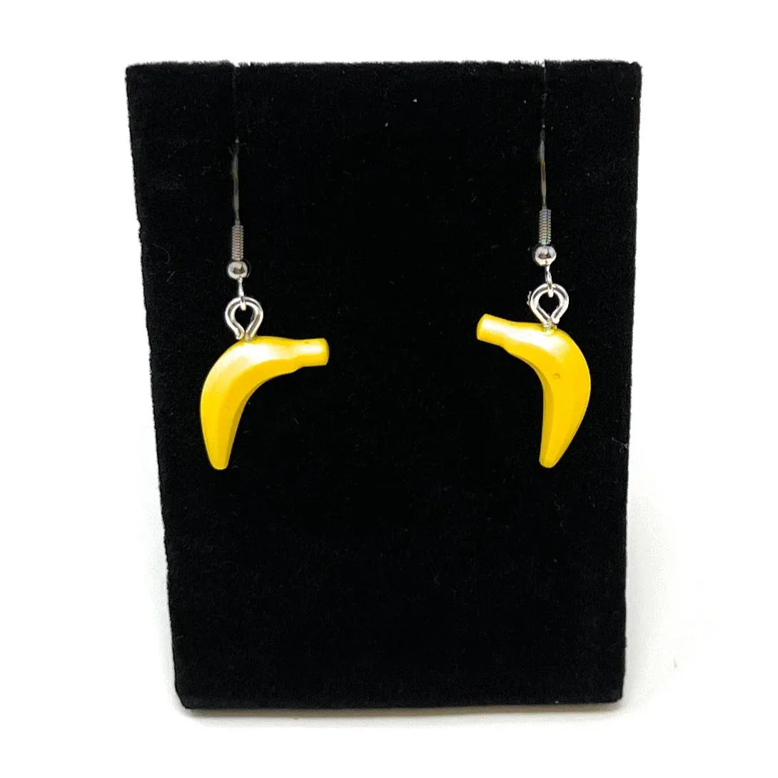 Banana Lego Earrings Crafted From Authentic Lego Bricks - ToylandEU