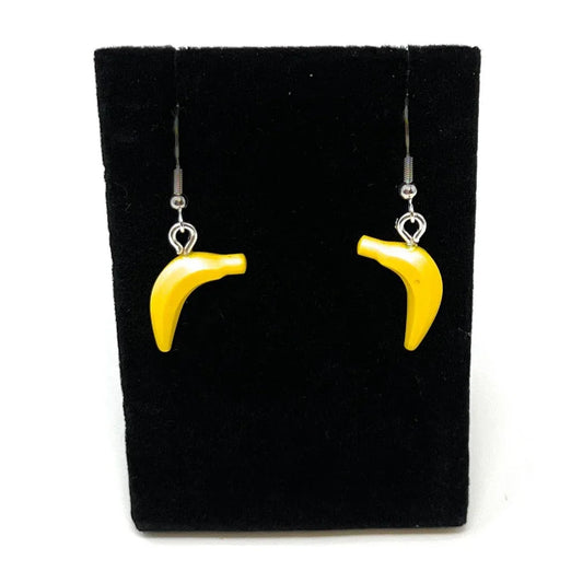 Banana Lego Earrings Crafted From Authentic Lego Bricks - ToylandEU