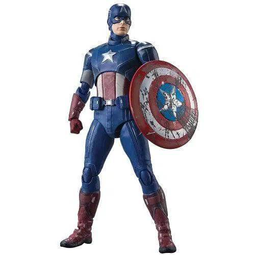 Captain America Action Figure With Battle Worn Shield - ToylandEU