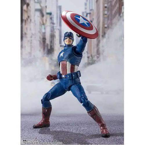 Captain America Action Figure With Battle Worn Shield - ToylandEU