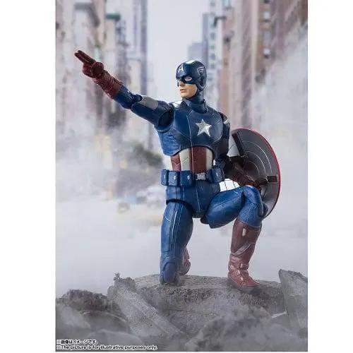 Captain America Action Figure With Battle Worn Shield - ToylandEU