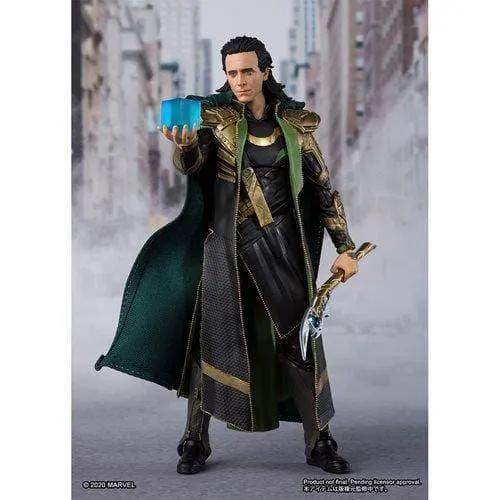 Loki S.H.Figuarts Action Figure With Molded Armor And Accessories - ToylandEU