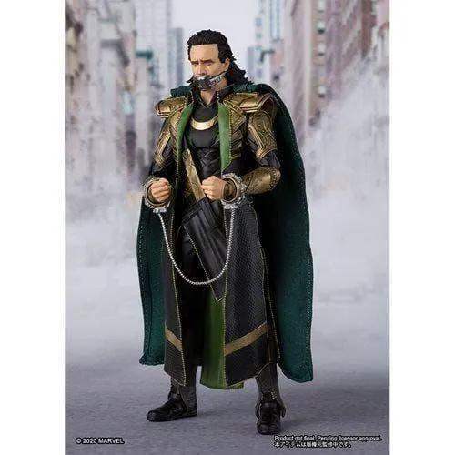Loki S.H.Figuarts Action Figure With Molded Armor And Accessories - ToylandEU