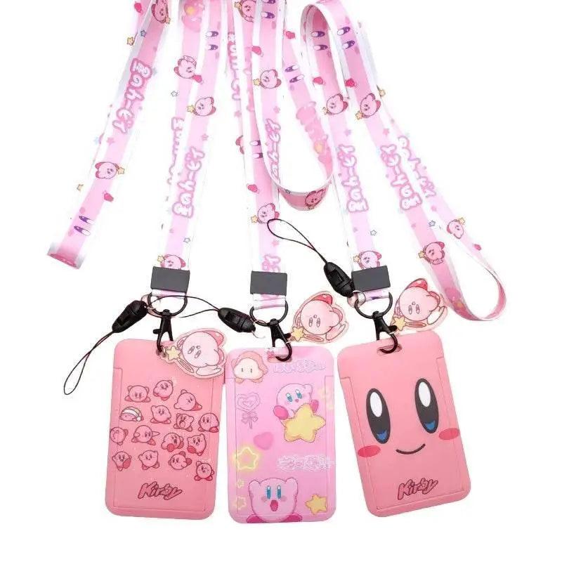  Bandai Cartoon Creative Kirby Campus Lanyard Slide Card Set -  ToylandEU™