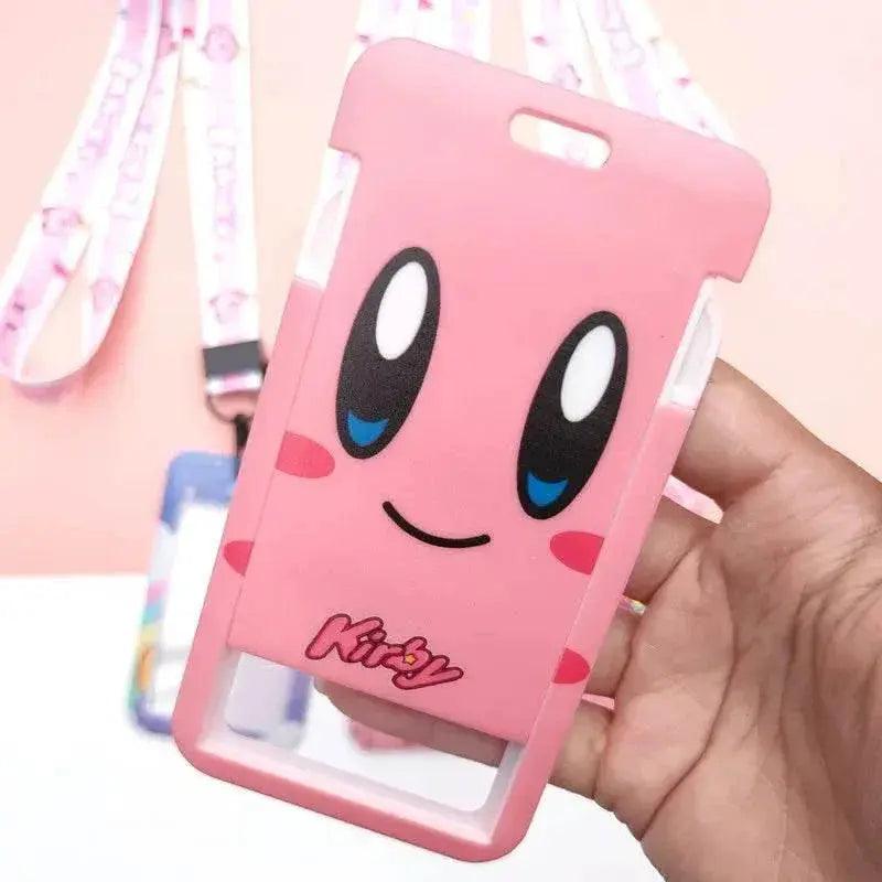  Bandai Cartoon Creative Kirby Campus Lanyard Slide Card Set -  ToylandEU™