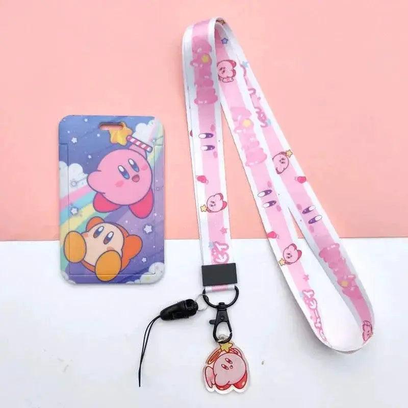  Bandai Cartoon Creative Kirby Campus Lanyard Slide Card Set -  ToylandEU™