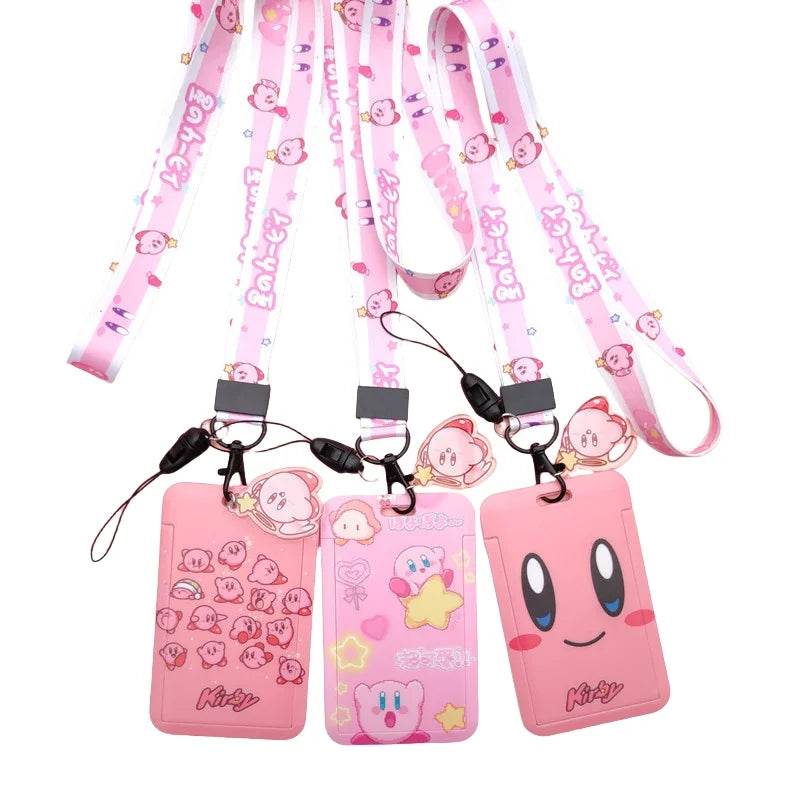 Bandai Cartoon Creative Kirby Campus Lanyard Slide Card Set - ToylandEU