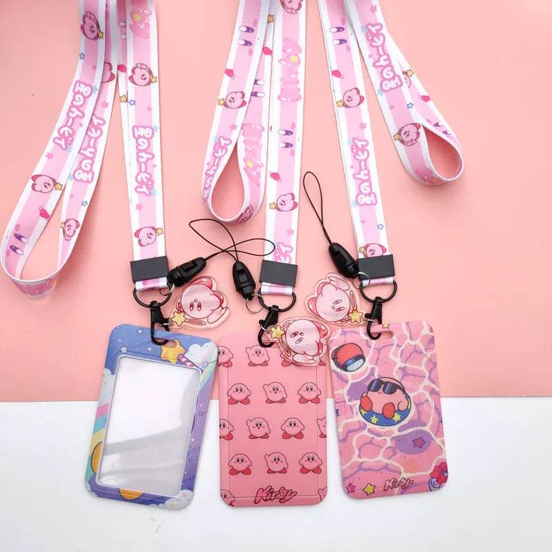 Bandai Cartoon Creative Kirby Campus Lanyard Slide Card Set - ToylandEU
