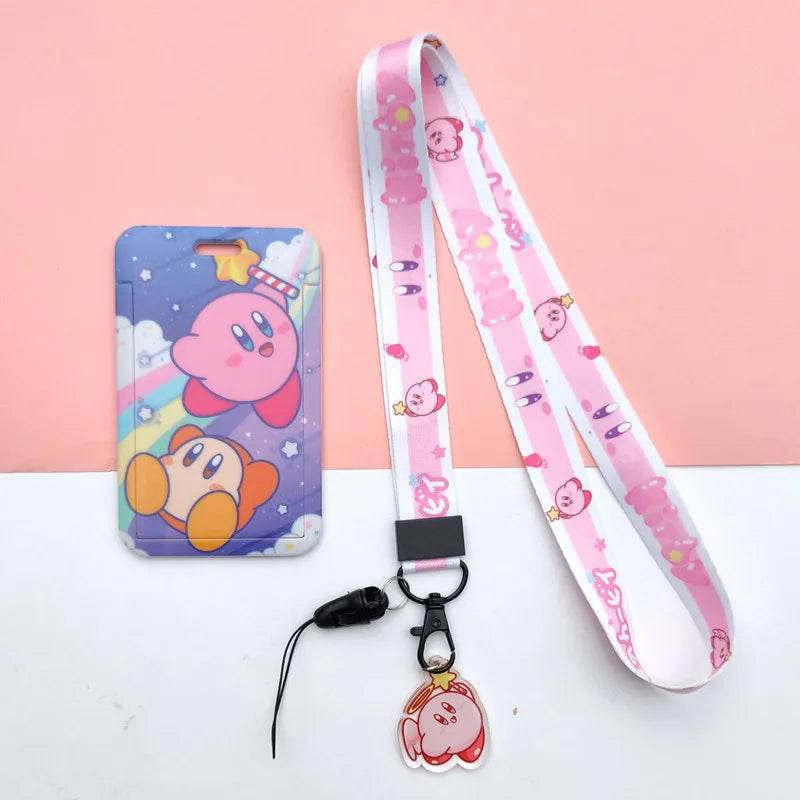 Bandai Cartoon Creative Kirby Campus Lanyard Slide Card Set - ToylandEU
