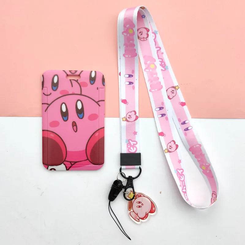 Bandai Cartoon Creative Kirby Campus Lanyard Slide Card Set - ToylandEU