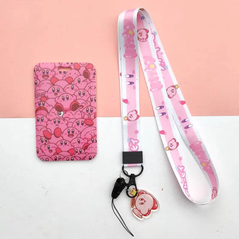 Bandai Cartoon Creative Kirby Campus Lanyard Slide Card Set - ToylandEU