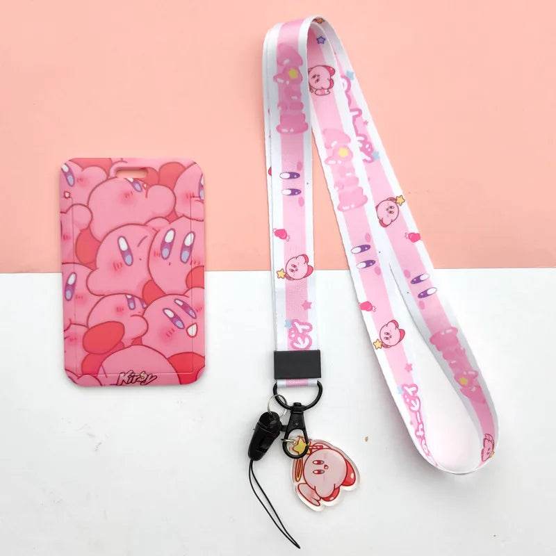 Bandai Cartoon Creative Kirby Campus Lanyard Slide Card Set - ToylandEU
