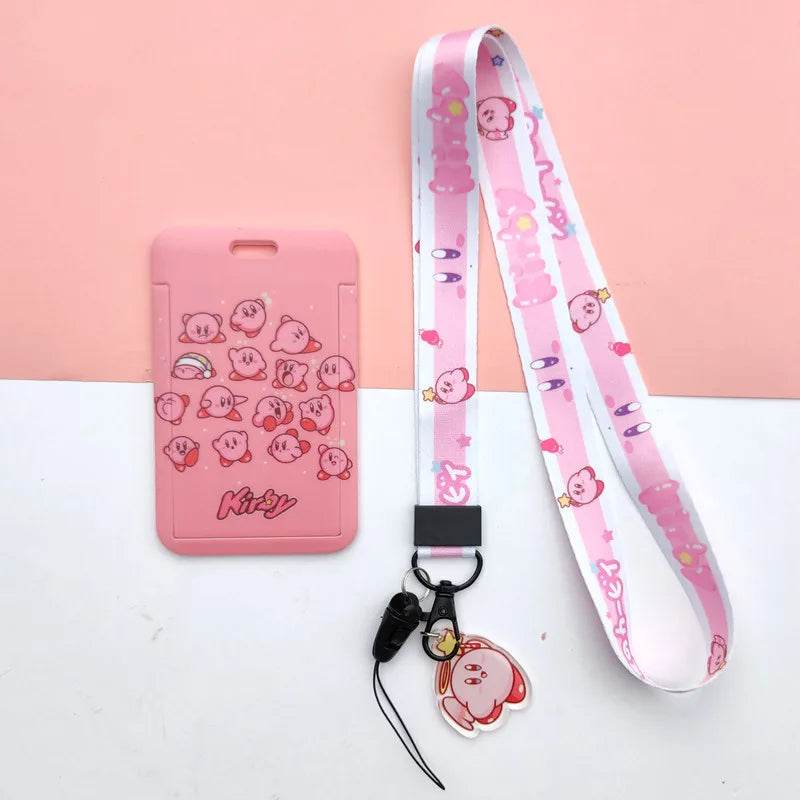 Bandai Cartoon Creative Kirby Campus Lanyard Slide Card Set - ToylandEU