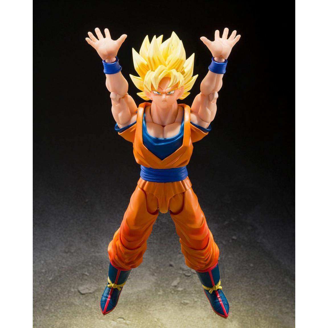 Action Figure | Super Saiyan Goku | S.H. Figuarts Line | 7.9 Inch Collectible