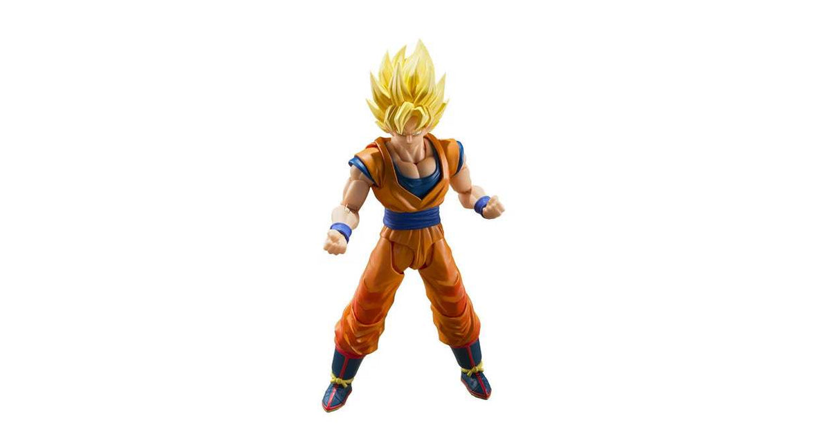 Action Figure | Super Saiyan Goku | S.H. Figuarts Line | 7.9 Inch Collectible