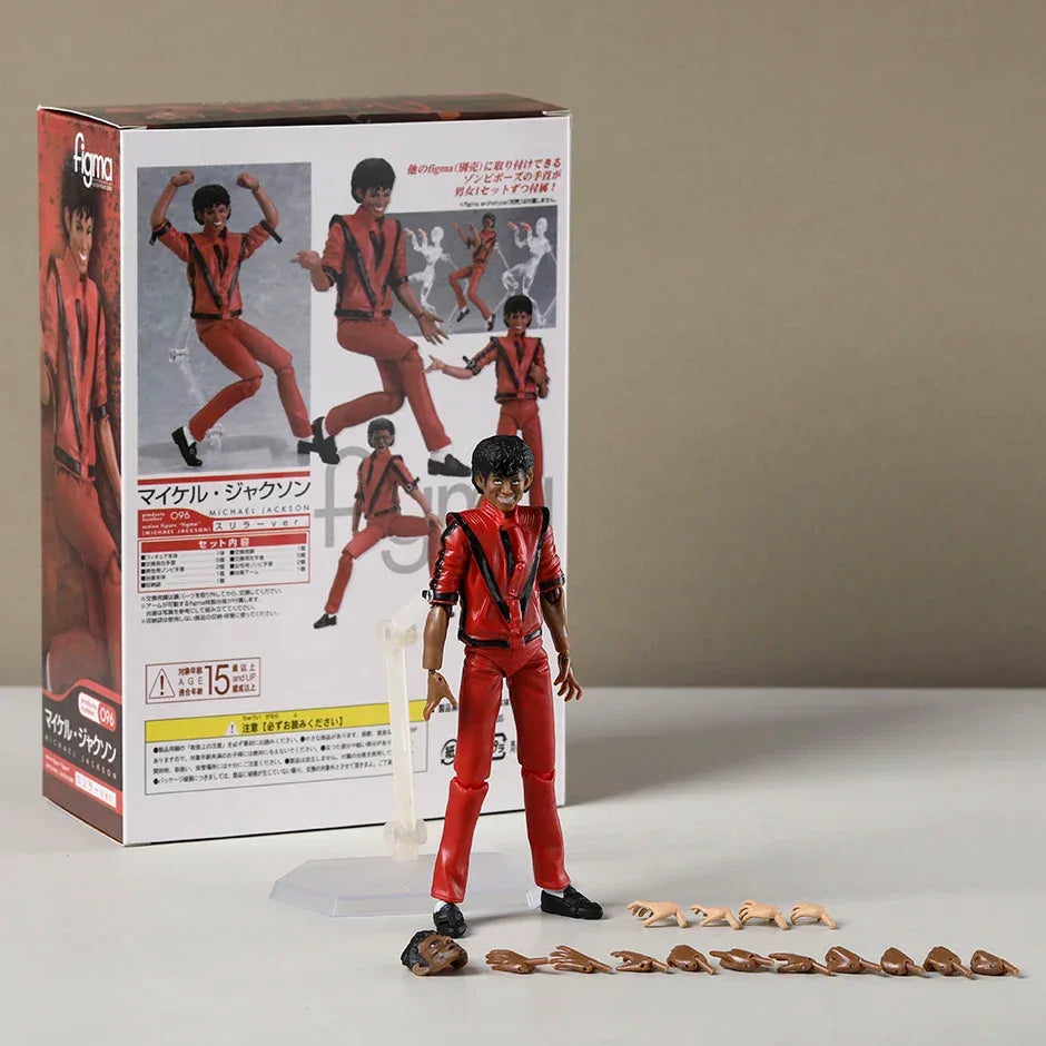 Bandai Figma Michael Jackson Thriller Ver Movable Action Figure PVC 14 Cm Unisex Finished Goods - ToylandEU
