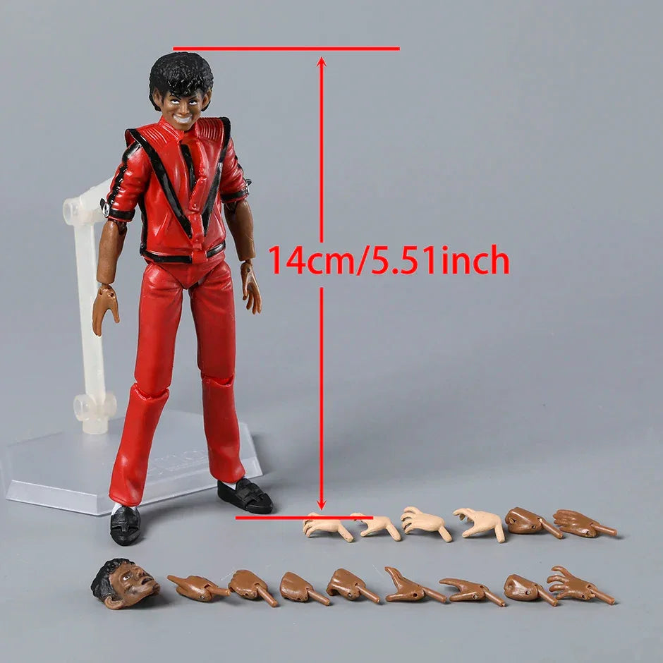 Bandai Figma Michael Jackson Thriller Ver Movable Action Figure PVC 14 Cm Unisex Finished Goods - ToylandEU